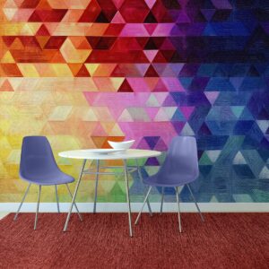 Renkli Geometri Duvar Posteri Renkli Geometri Duvar Posteri