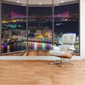 Pencereden İstanbul Duvar Kağıdı Pencereden İstanbul Duvar Kağıdı