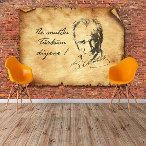 Atatürk Duvar Posteri Atatürk Duvar Posteri