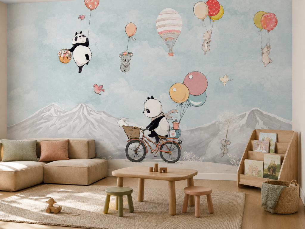 Bisikletli Pandanın Balonlu Yolculuğu 03